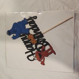 Sesame Street cake topper
